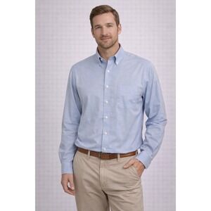 Brooks Brothers‎ Sky Blue Cotton Dress Shirt Size 16-32